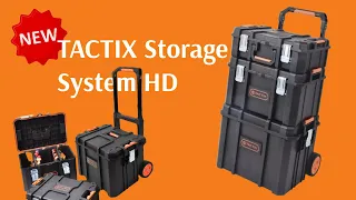 TACTIX Storage HD / На ЗАМЕНУ DeWalt ToughSystem / Модульные ящики для инструментов