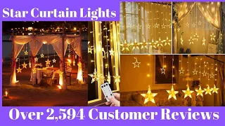 Best Star Curtain Lights with Remote Review 2022 | @aronlinebuyingmarket