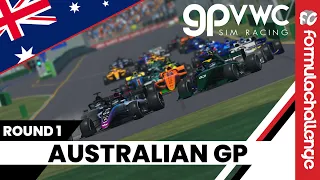 2021 Formula Challenge Australian Grand Prix | ROUND 1 | GPVWC Sim Racing