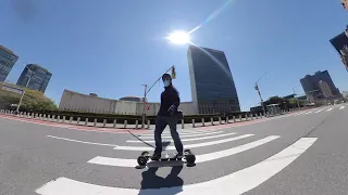 The Rolling Stones  Living In A Ghost Town Electric Longboards in New York City