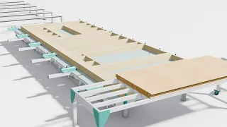 BOOSTON - Basic production line, assembly table ER-02 + roller conveyors