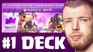 😱🤯Das #1 BESTE ELITEBARBAREN-ANSTURM DECK! (Einfach & OP) | Clash Royale Deutsch