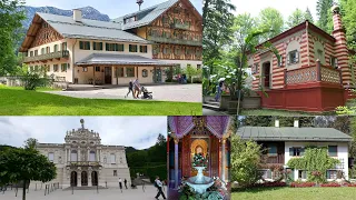 Schloss Linderhof Das umgesetzte Königshäuschen von Max II  Marokkanisches Haus Bayern