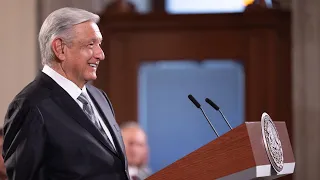 Gobierno de la 4T disminuye el delito de homicidio. Conferencia presidente AMLO