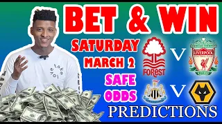 Football Prediction Today 02-03-2024 |  Betting tips Today | English Premier League