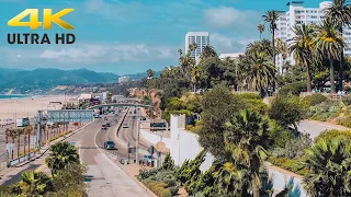 Santa Monica & Malibu Pacific Coast Highway Scenic Driving 4K | California Highway 1 | Point Mugu