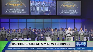 KSP graduates 71 new troopers