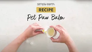 Soothing Pet Paw Balm Recipe With Essential Oils