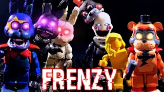 ⚠️ FRENZY - Five Nights At Freddys Security Breach (FNAF LEGO | Stop Motion Animation)⚠️