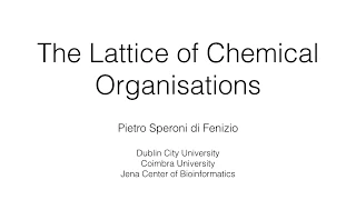 The Lattice of Chemical Organisations