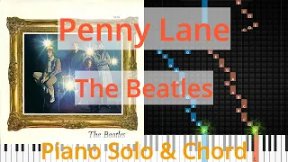 🎹Solo & Chord, Penny Lane, The Beatles, Synthesia Piano