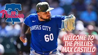 WELCOME TO THE PHILLIES MAX CASTILLO #PHILLIES, #MAXCASTILLO, #MLB