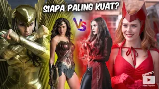 Adu Kekuatan Wanita Super Wonder Woman vs Wanda Maximoff! Siapa Pemenangnya?