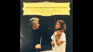 Vinyl: Mozart - Violin Concerto No. 3 (Mutter/von Karajan/BP)