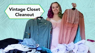 Spring Closet Declutter | Vintage Closet Cleanout 2024