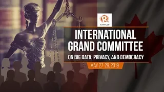 International Grand Committee hearing on big data, privacy, and democracy