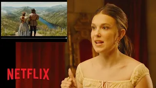 Millie Bobby Brown Reacts to the Damsel Trailer | Netflix