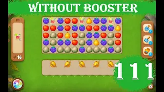 Gardenscapes Level 111 - [16 moves] [2023] [HD] solution of Level 111 Gardenscapes [No Boosters]