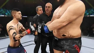 Самый ЖИРНЫЙ vs САМЫЙ Худой / Бой в UFC