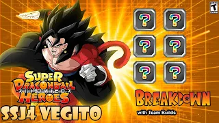 PHY SSJ4 VEGITO Breakdown w. Team Builds (SDBH Crossover) | Dragon Ball Z Dokkan Battle