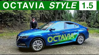 2 0 2 1 : Š K O D A #OCTAVIA Style - 1.5 TSI 150 HP 250 Nm - new car test and full review