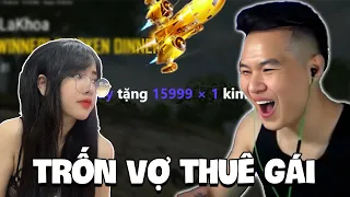 (PUBG) RAMBO TRỐN VỢ THUÊ BẠN GÁI VỀ BẮN PUBG TOP 1 NHẬN NGAY CHIẾC TÊN LỬA