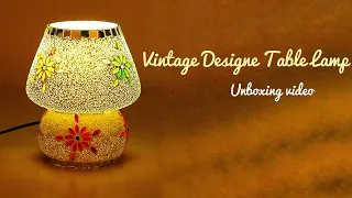 Glass Purse Shape Table Lamp Vintage Night Lamp unboxing video #shortvideo #viral
