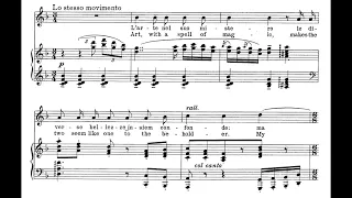 Recondita armonia (Tosca - G. Puccini) Score Animation