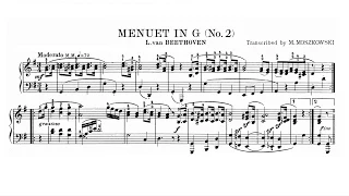 Beethoven: Minuet in G major No. 2 - piano