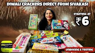 2023 Diwali Crackers Sivakasi Sky Shots ₹295|Online Fireworks From ₹6 Rocket Helicopter Bomb Testing