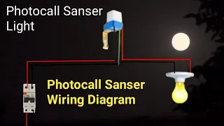 Photocell Sensor Wiring Diagram || photocell light sensor wiring || Electrical Shadab Sk