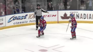 Bud Holloway Misses Empty Net, Feeds Gabriel Dumont For the Goal