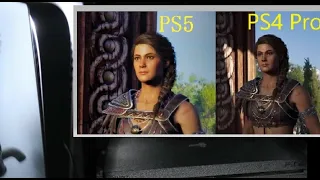 Assassin's Creed Odyssey : Look On PS5 vs PS4 Pro Comparison | With Voice Commentary