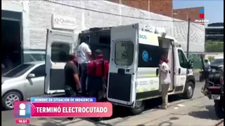 Hombre indigente terminó electrocutado, al intentar robar cableado eléctrico en Guadalajara