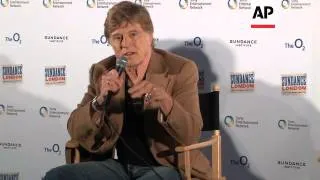 Robert Redford attends press conference to discuss first ever Sundance London festival