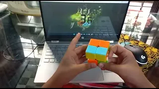 Solve of 2x2 [slow motion]