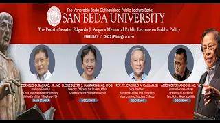 The Fourth Senator Edgardo J. Angara Memorial Public Lecture on Public Policy