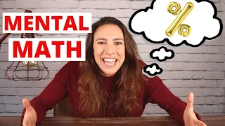 Mental Math Percentages - How to Find a Percent FAST with these tricks!