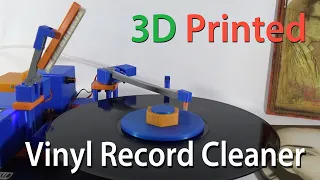 3d printed Vinyl record cleaning machine / DIY Plattenwaschmaschine