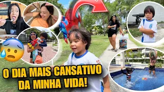 FUI CUIDAR DO NOAH PELA PRIMEIRA VEZ *OLHA ISSO* 😰😳 !!