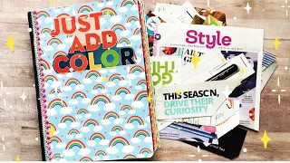 Color Glue Book • Current flip thru #gluebook #colorgluebook #collage #paper #magazinecollage #art