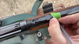 Browning 1886 45 70 accuracy test Moderate loads with a cotton filler.