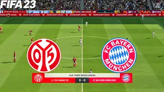 FIFA 23 | FSV Mainz 05 vs FC Bayern München - Bundesliga 22/23 Match - Full Gameplay