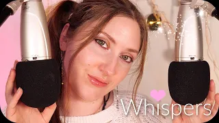 ASMR Whispering in Your Ears 👂New ASMR Whisper Channel, Pregnancy & Relaxing Sounds Show & Tell 💕