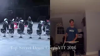 Top Secret Drum Corps - VIT 2016 - visual tutorial