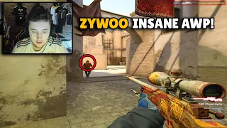 ZYWOO Hits Amazing Awp Shots! M0NESY's Aim is insane! CSGO Highlights