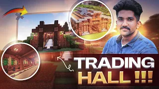 Our FIRST TRADING HALL In Minecraft 😍 Minecraft Malayalam EP09