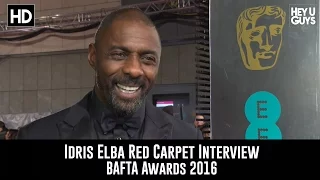 Idris Elba Red Carpet Interview - BAFTA Awards 2016