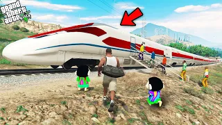 GTA 5 : Franklin First Bullet Train Experience in GTA 5 ! (GTA 5 mods)