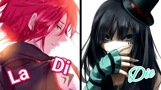 Nightcore - la di die (Switching Vocals / Lyrics)